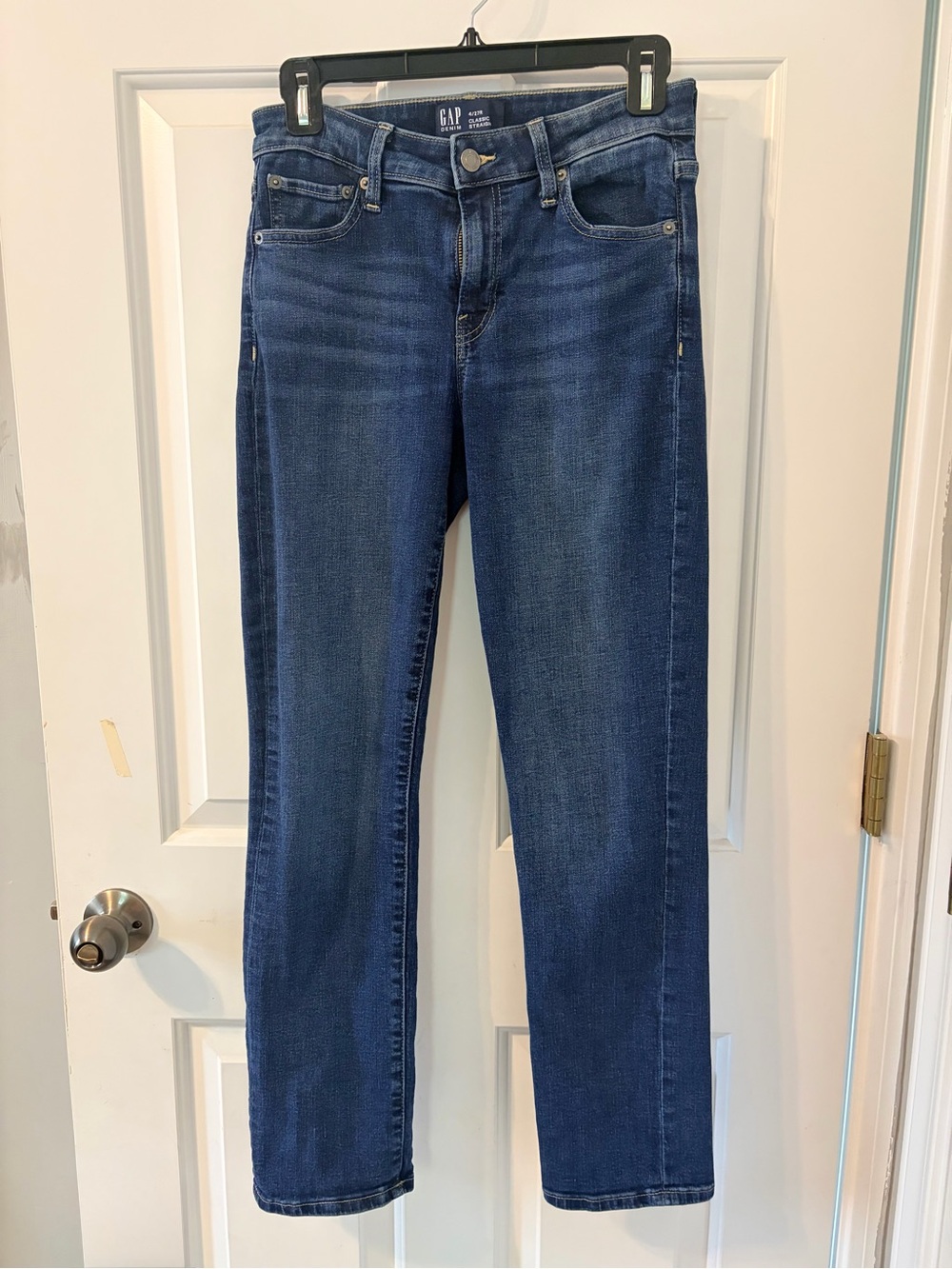 GAP Women's Dark Blue Stretch Slim Jeans